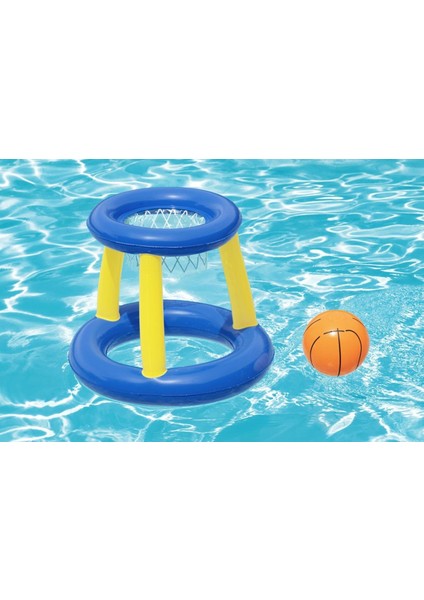 Şişme Basketbol Oyun Seti - Deniz Pota Oyun Seti - Bahçe Basketbol Oyun Seti - Yüzen Havuz Basketbol Oyun Seti - Şişme Pota Oyunu 61 Cm. fiyatları