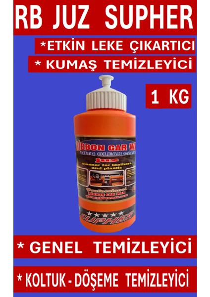 Ribbonwax Juz Deri - Vinil Genel Temizleyici ) 1 kg