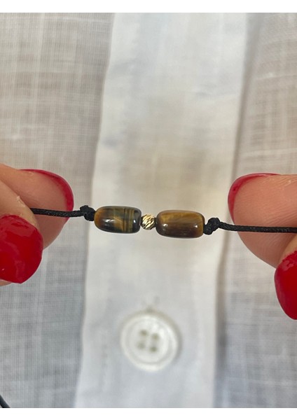 14 Ayar Altın Dorika Detaylı Doğal Kaplangözü Taşlı Altın Bileklik fiyatları