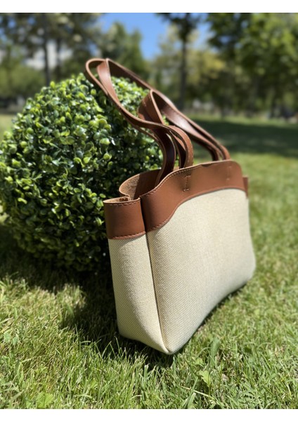 Çift Saplı Kadın Kanvas Tote Shopper Çanta fiyatları