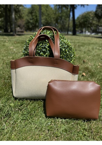 Çift Saplı Kadın Kanvas Tote Shopper Çanta modelleri