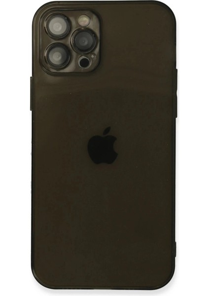 Newface iPhone 12 Pro Max Kılıf Fly Lens Silikon - Siyah