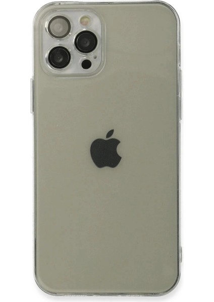 Newface iPhone 12 Pro Max Kılıf Fly Lens Silikon - Şeffaf