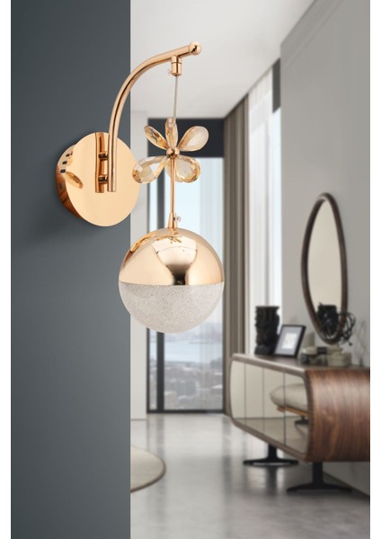 Ledli Aplik, Şeker Gold, Salon, Mutfak, Oda, Oturma, Hol, Modern Tasarım