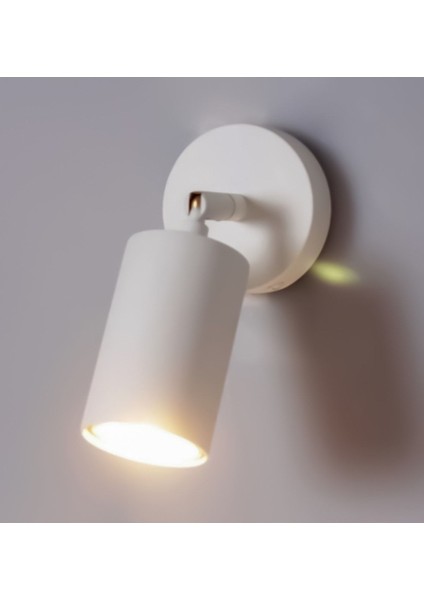Modern Beyaz Duvar Aplik Spot, GU10 LED Ampul Dahil, Gün Işığı Tonunda Aydınlatma modelleri