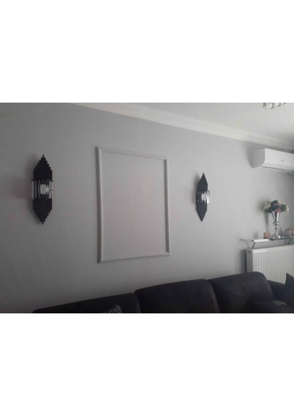 Siyah Kristal Aplik Pilli Duvar Lambası, Şık ve Modern Tasarım fiyatları