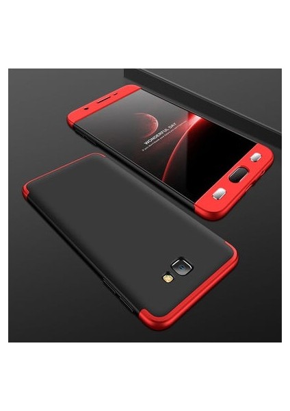 Samsung Galaxy J7 Prime 3 Parçalı Tam Koruma Şık Astrea Premium Sert Kılıf