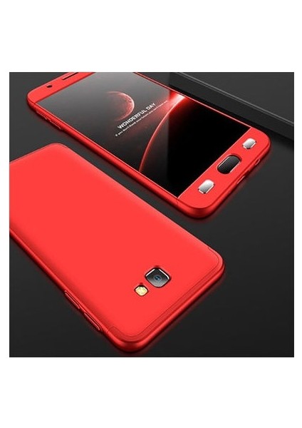 Samsung Galaxy J7 Prime 3 Parçalı Tam Koruma Şık Astrea Premium Sert Kılıf