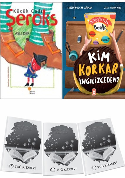 Küçük Cadı Şeroks ve Kim Korkar Ingilizceden + Hediyeli