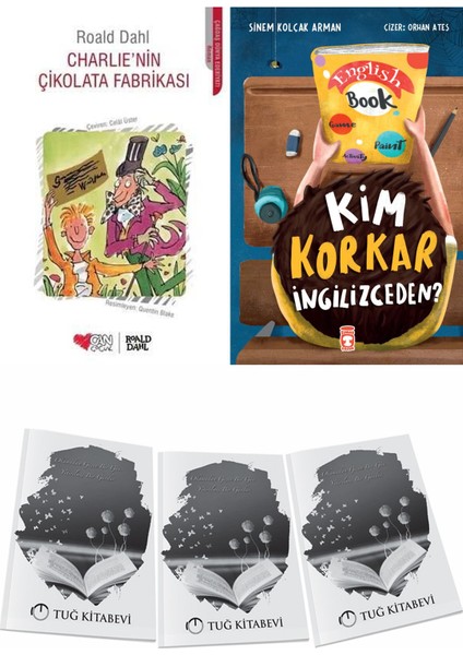 Charlie’nin Çikolata Fabrikası ve Kim Korkar Ingilizceden + Hediyeli