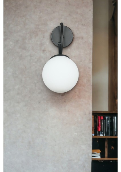 Modern Siyah Camlı Aplik, Mutfak, Yatak Odası ve Hol Için Şık Dekorasyon Parçası fiyatları