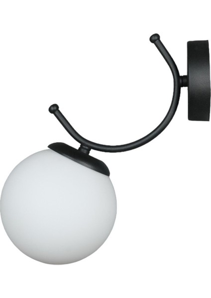 Modern Siyah Camlı Aplik, Mutfak, Yatak Odası ve Hol Için Şık Dekorasyon Parçası modelleri