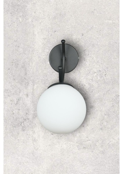 Modern Siyah Camlı Aplik, Mutfak, Yatak Odası ve Hol Için Şık Dekorasyon Parçası indirimleri