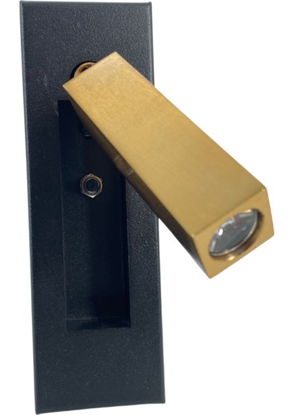 Gold Detaylı, Siyah Kasa, Günışığı LED Yatak Başı Okuma Lambası modelleri