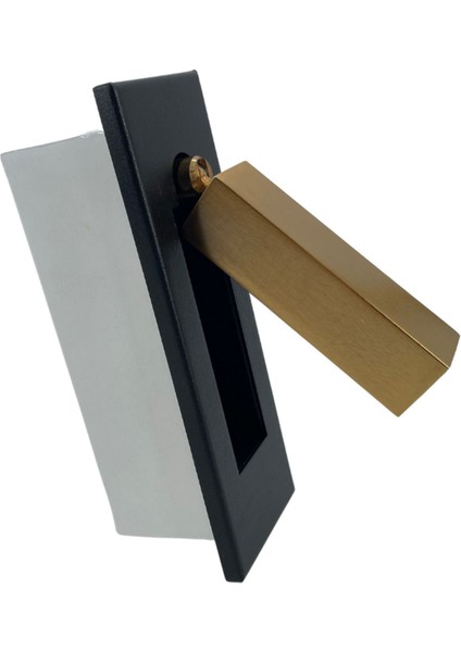 Gold Detaylı, Siyah Kasa, Günışığı LED Yatak Başı Okuma Lambası fırsatları