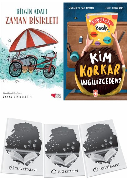 Zaman Bisikleti 1 ve Kim Korkar Ingilizceden + Hediyeli