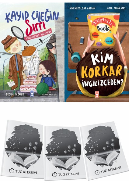 Kayıp Çileğin Sırrı ve Kim Korkar Ingilizceden + Hediyeli