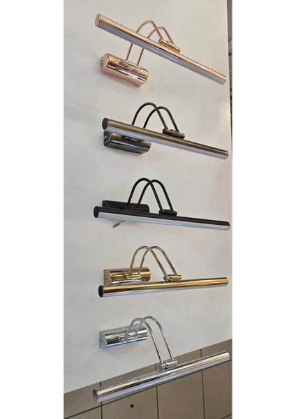 35CM Manyetik ve Şarjlı Flüt Aplik, 6500K Beyaz Işık, Tablo ve Ayna Üstü Kullanım