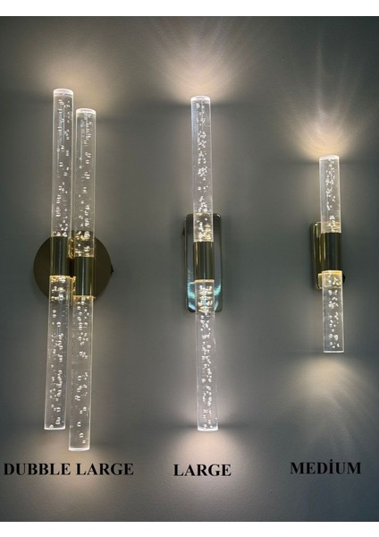 Modern Ledli Siyah Aplik, Şık Tasarım, 31 Cm, Elektrikli, Yüksek Kalite