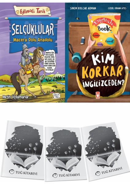 Selçuklular Macera Dolu Anadolu ve Kim Korkar Ingilizceden + Hediyeli