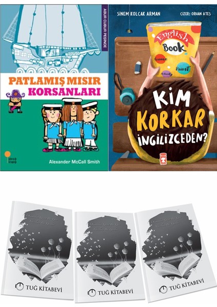 Patlamış Mısır Korsanları ve Kim Korkar Ingilizceden + Hediyeli