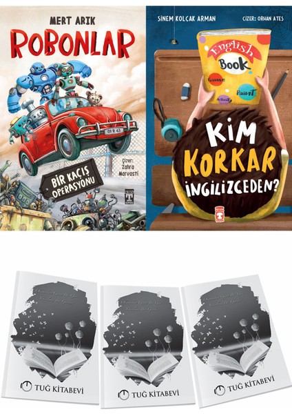 Robonlar ve Kim Korkar Ingilizceden + Hediyeli