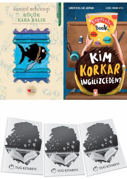 Küçük Kara Balık ve Kim Korkar Ingilizceden + Hediyeli