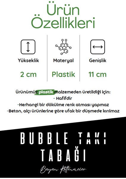 Bubble Takı Tabağı - Takılık - Takı Organizeri - Takı Düzenleyici fiyatları