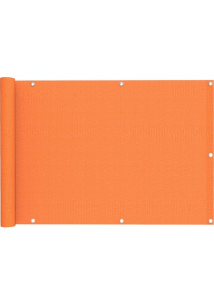 Turuncu Renk Polyester Balkon Demiri Brandası, Su Geçirmez, 10M x 100CM, 650G modelleri