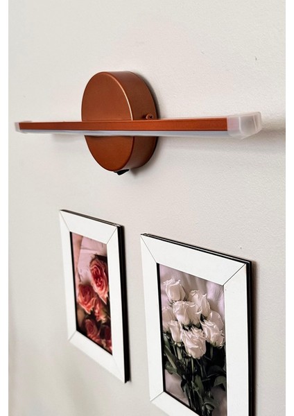 Kendinden Yapışkanlı Pilli Aplik, Duvar Işığı, Tablo Aydınlatma, Bakır Renk modelleri