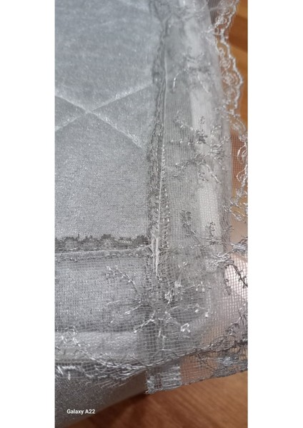 Kadife Incili Güpürlü 3'lü Bohça Seti, Nişan ve Gelinlik Için Şık ve Zarif fiyatları