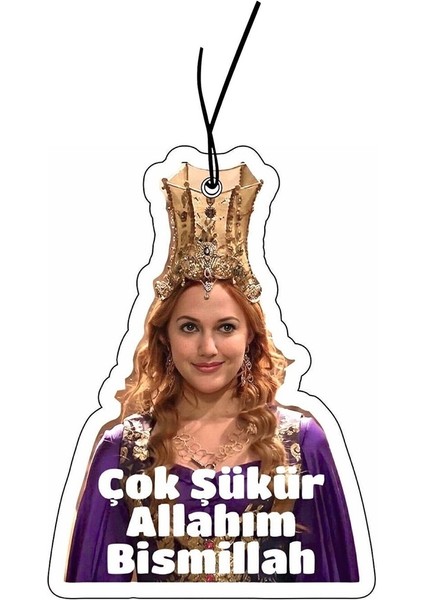 4'lü Hürrem Sultan Tasarımlı Dekoratif Oto Araç Kokusu ve Aksesuarı (Bambu Esanslı) fiyatları
