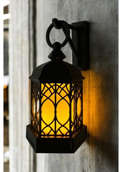 Şık ve Dekoratif 3D Duvar Aplikası, Siyah Renk, Modern Tasarım fiyatları