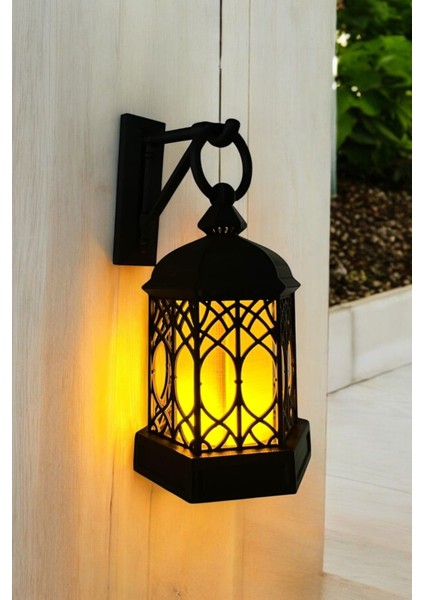 Şık ve Dekoratif 3D Duvar Aplikası, Siyah Renk, Modern Tasarım modelleri