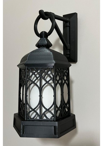 Şık ve Dekoratif 3D Duvar Aplikası, Siyah Renk, Modern Tasarım fırsatları