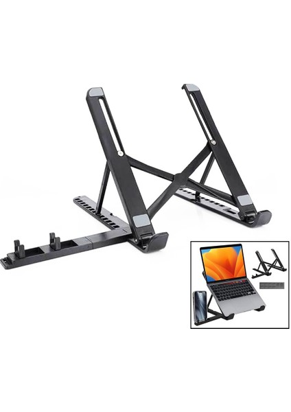 Yapışkanlı Laptop Standı Kaydırmaz Ped Telefon Tutucu (4767) - FKU3464-3182