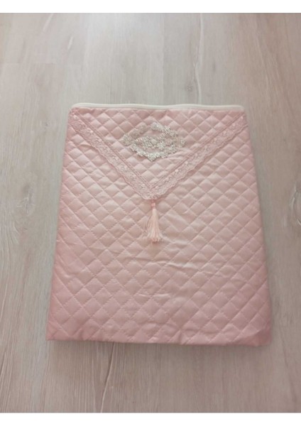 Pudra Renkli Incili Püsküllü Yatak Örtüsü 45X95 indirimleri