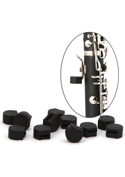 Siyah Klarnet Parmak Koruyucu, Rahat ve Koruyucu Müzik Aksesuarı