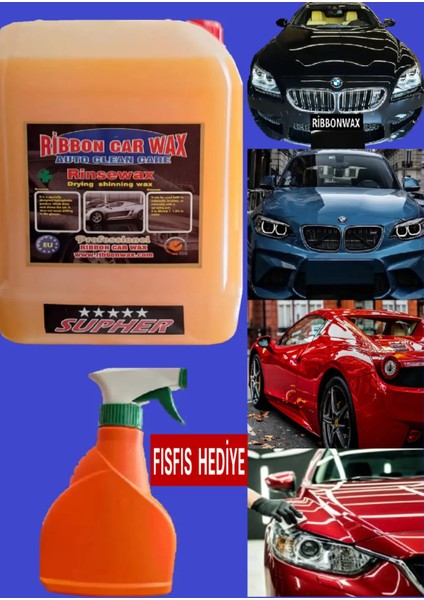 Ribbonwax Rinsewax 5 kg ( Pratik Hızlı Cila - Yağmur Su Kaydırıcı ) fiyatları