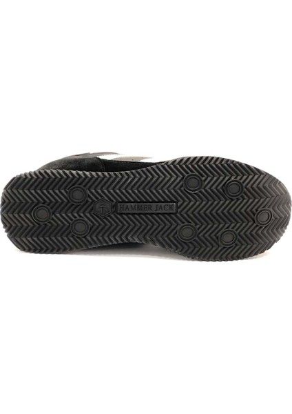 101-24985-M Santiago Deri Sneaker Erkek Spor Ayakkabı Siyah-Beyaz fırsatları