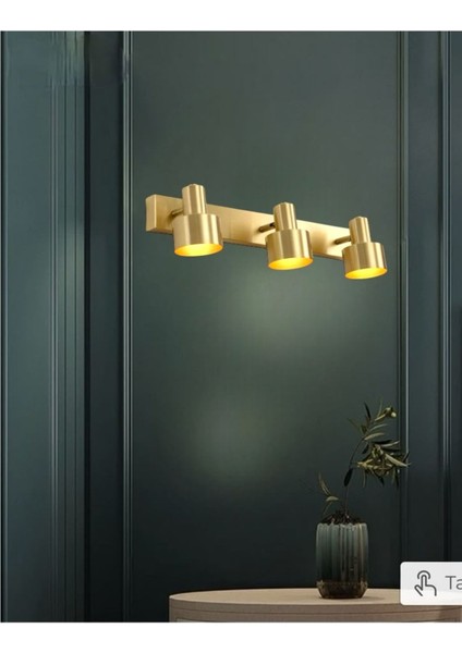 Bej 3'lü Eskitme LED Tavan Lambası, Şık ve Modern Aydınlatma Seçeneği