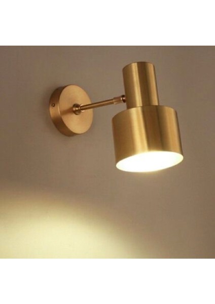 Eskitme Tarzında Ayarlanabilir Yön Aplik Sarı Dekoratif Aydınlatma