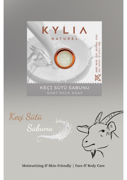 Keçi Sütü Sabunu 125 gr (Ruşur Taşı Hediyeli) fiyatları