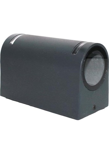 Alüminyum Çift Yönlü Elektrikli Iç-Dış Mekan Duvar Aplikası, Antrasit Renk