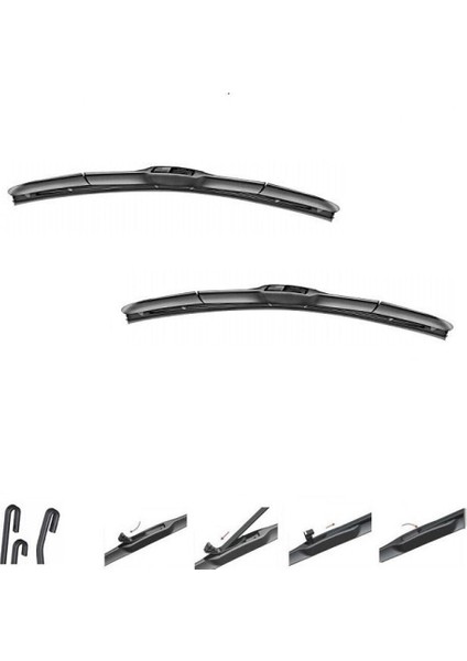 Hibrit Silecek Takımı 88-96, 53 Cm/53 Cm, Passat B3 B4 Modeli Için Uygun