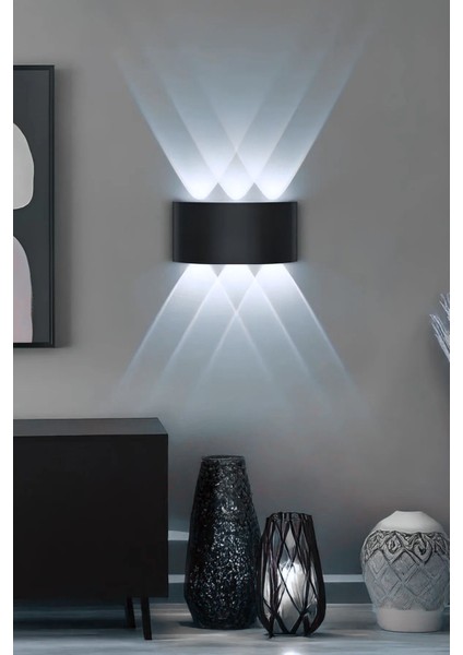 Pilli Siyah Kasa Haiti Aplik, Banyo ve Salon Için Şık LED Aydınlatma fiyatları