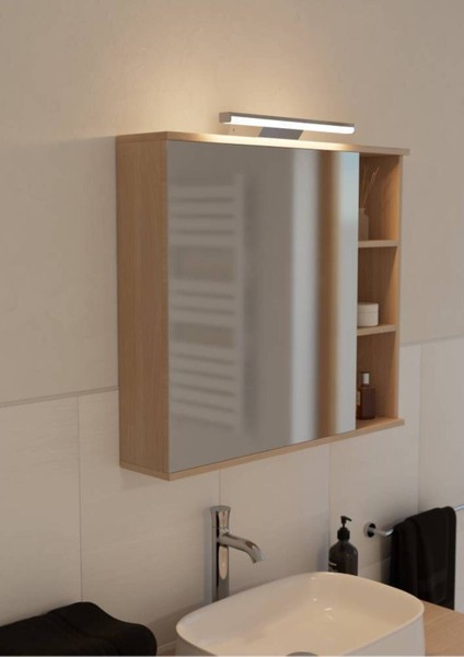 Iç Mekan Siyah LED Ayna Üzeri Aplik 60CM IP44, Şık ve Modern Tasarım fiyatları