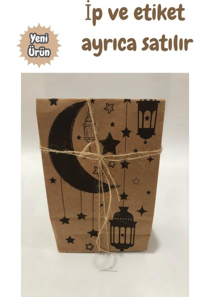 20 Adet 13X25 Ay Yıldız Kandil Desenli Ramazan Kurban Temalı Hediye Paketi Ambalaj Kağıdı fiyatları