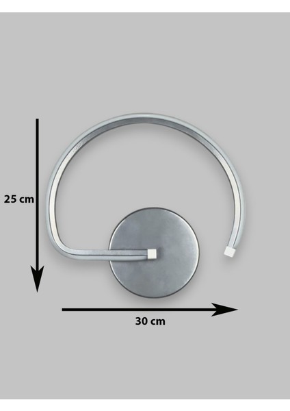 Modern Gri LED Duvar Aplik, Banyo, Mutfak ve Salon Için Şık Aydınlatma Seçeneği fiyatları