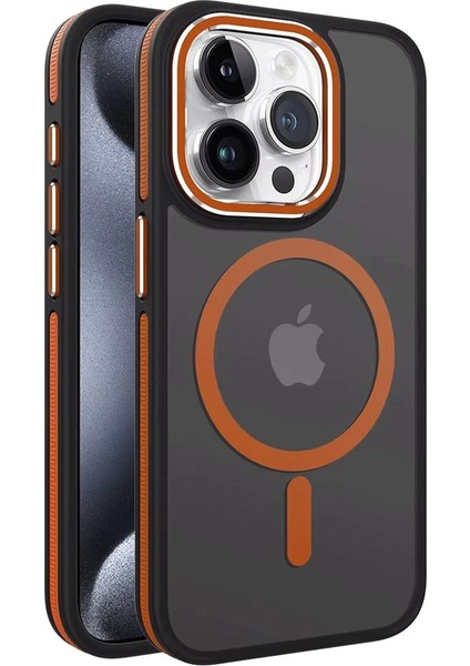 Iphone 13 Pro Max Winner Magsafe Kapak - Turuncu Dsdrn